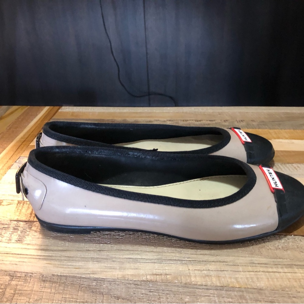 HUNTER WATERPROOF BALLET FLATS NWOT
